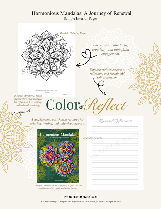 Harmonious Mandalas: Renewal | Ivorie Books