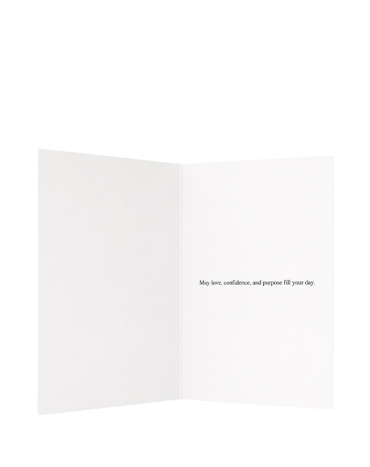 Red Rose Gold Foil Inspirational Gift Cards | Pack of 10 (5x7 inches)