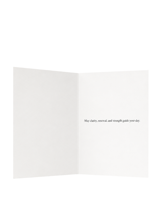 White Rose Gold Foil Inspirational Gift Cards | Pack of 10 (5x7 inches)