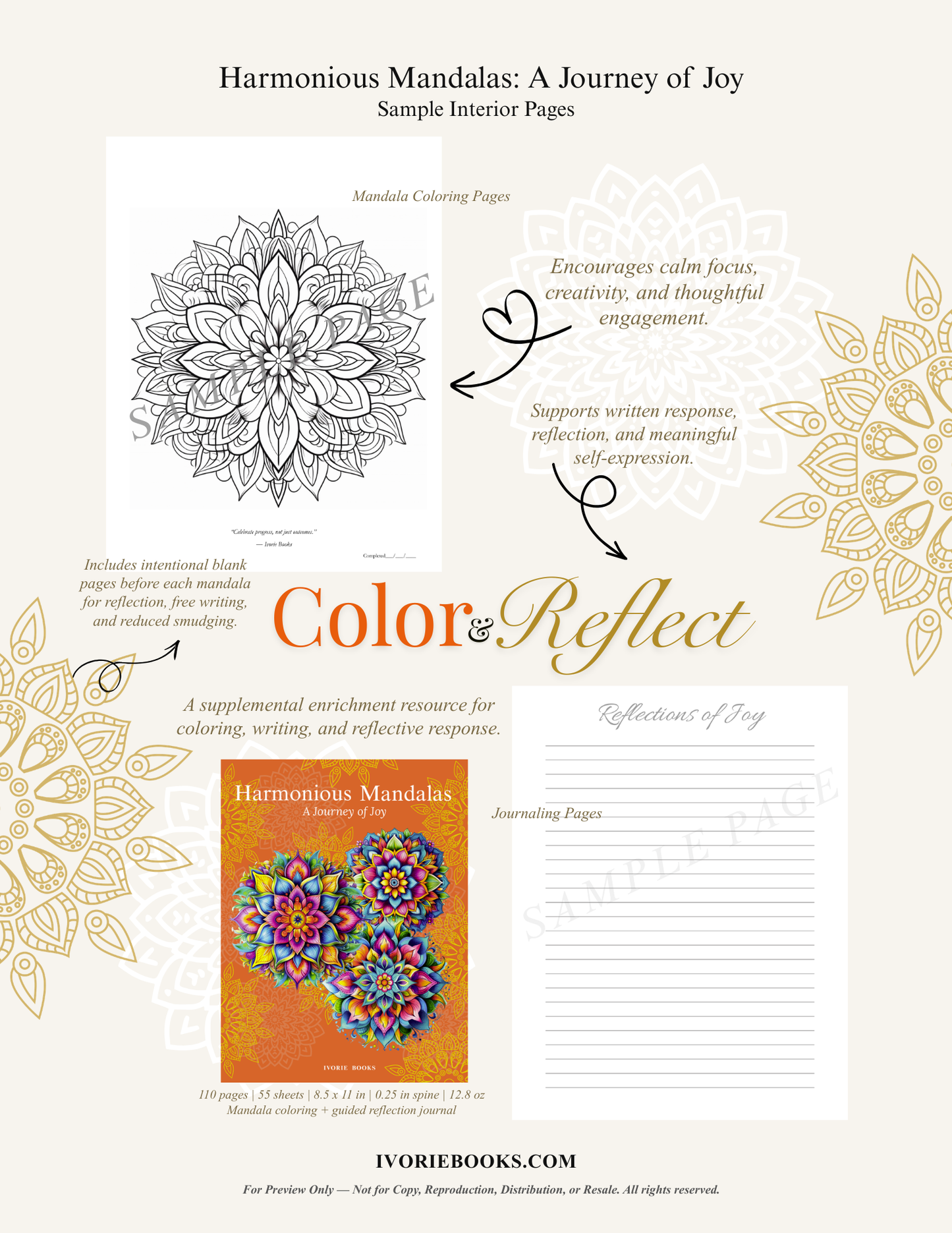 Harmonious Mandalas: Joy | Ivorie Books