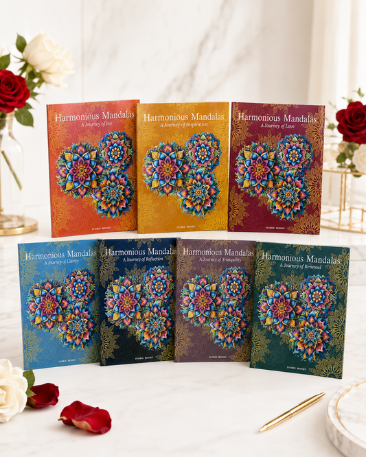 Complete Harmonious Mandalas | A 7 Book Gift Set
