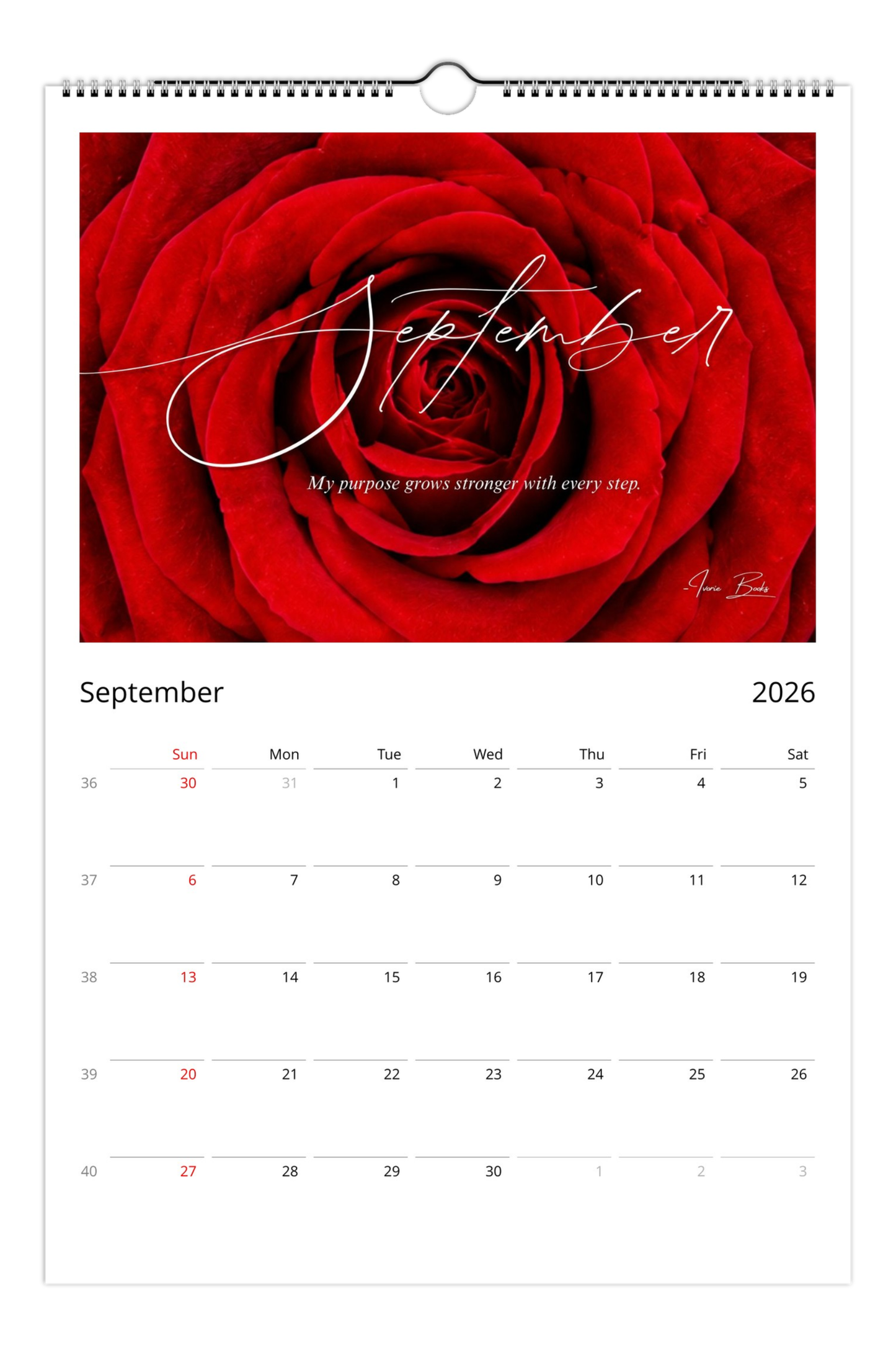 Approved Red Rose 2026- 2027 Calender