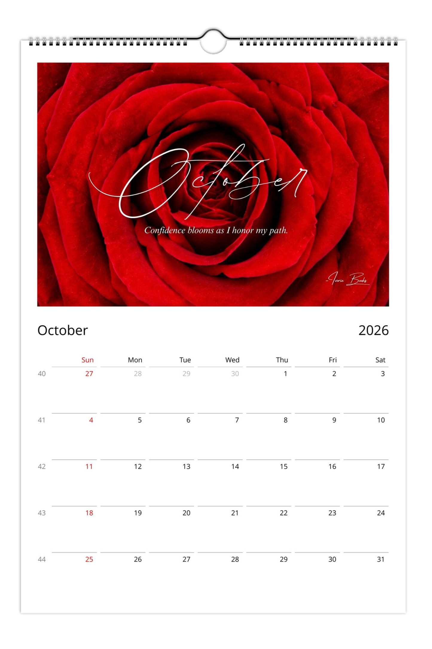 Approved Red Rose 2026- 2027 Calender
