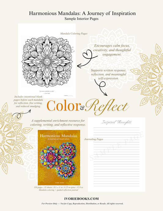 Harmonious Mandalas: Inspiration | Ivorie Books