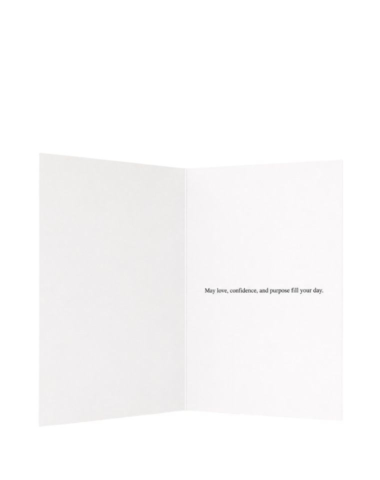 Red Rose Gold Foil Inspirational Gift Cards | Pack of 10 (5x7 inches)